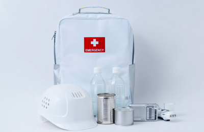 防災グッズ販売のロゴ